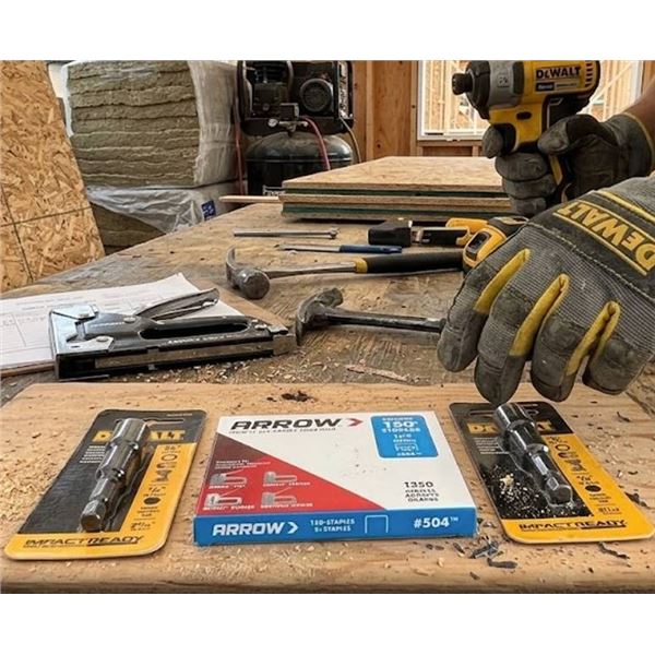 3-Piece Tool Accessory Set With Staples