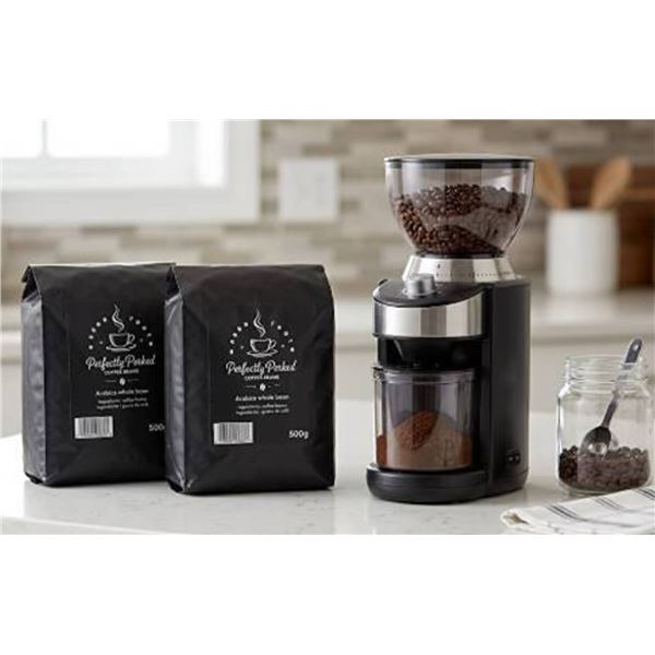 Perfectly Perked Arabica Whole Bean Coffee 2x500g