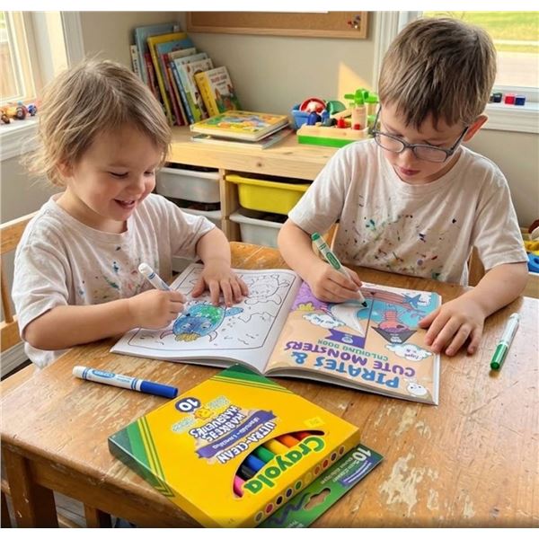 Crayola Marker Set With Coloring Book