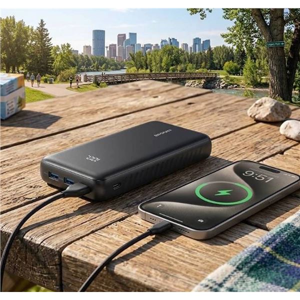 Anker 20K 30W Power Bank Built-In USB-C