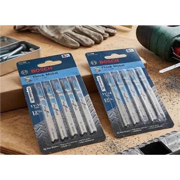 2 Packs Bosch T101B Jig Saw Blades 5pcs Each