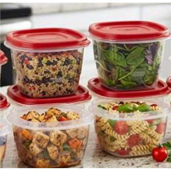 Lot of 2 Rubbermaid TakeAlongs 3.2 Cup Containers 4PK