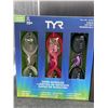 Image 3 : TYR Swim Goggles 3-Pack, Junior and Adult