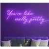 Image 1 : Pink LED Sign â€œYouâ€™re Like Really Prettyâ€