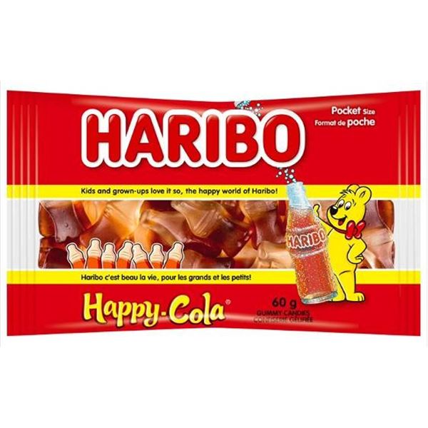 Haribo Happy Cola Gummy Candies Case 18X60G
