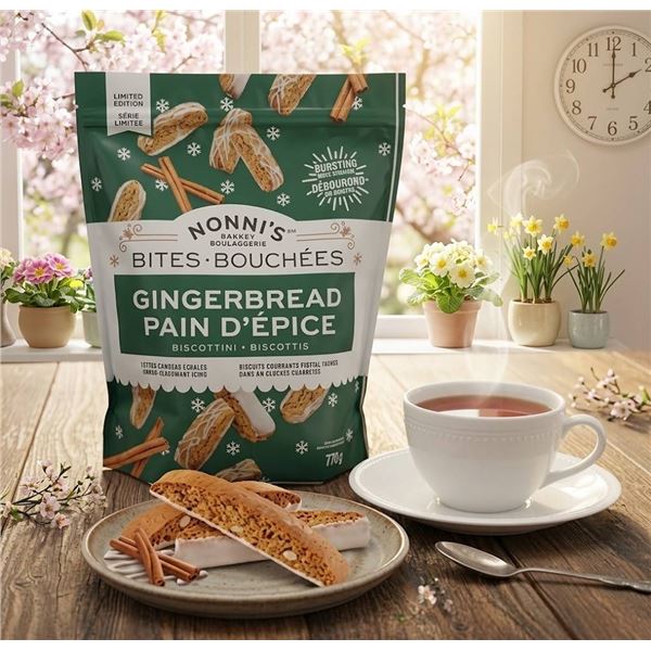 Nonniâ€™s Gingerbread Biscotti Bites 794g