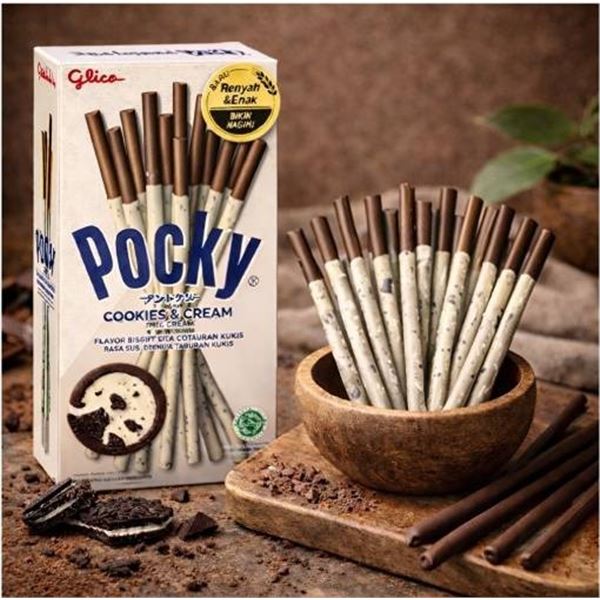 Glico Pocky Cookies & Cream 10-Pack