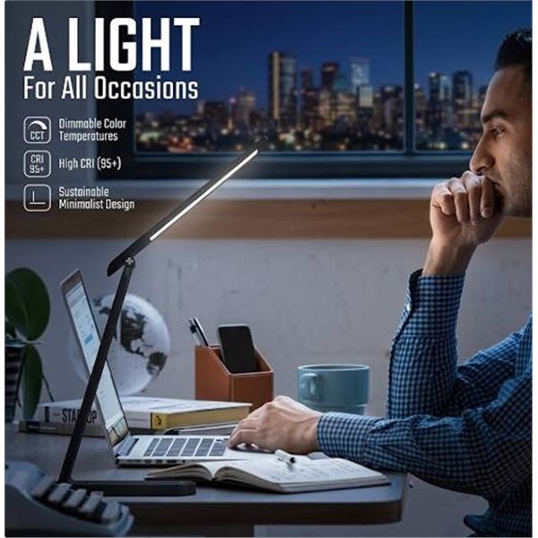 Aultra Black LED Desk Lamp