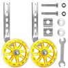 Image 2 : Auxiliary Bicycle Wheel Kit, Yellow 12"