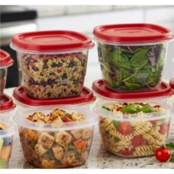 Lot of 2 - Rubbermaid TakeAlongs 4-Pack Food Storage Set