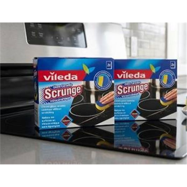 Vileda Glass Ceramic Scrunge 2x2-Pack Set