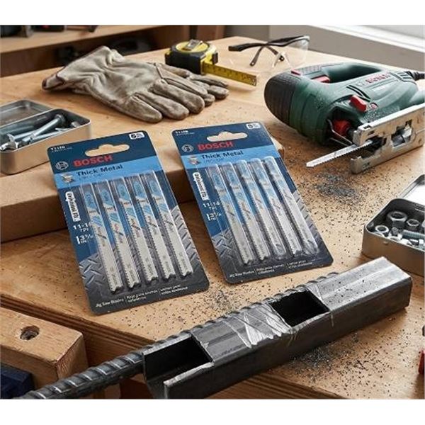 Bosch T118B Jigsaw Blades, 2 Packs of 5