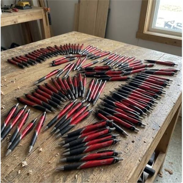 Bulk lot  Red and Black Co-Op Ballpoint Pens