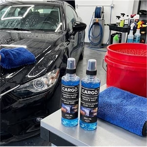 CARGO Concentrated Wash & Wax 250ml, 2 Pack