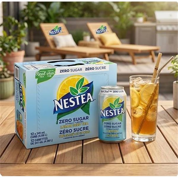 Nestea Zero Sugar Lemon Iced Tea 12 Pack