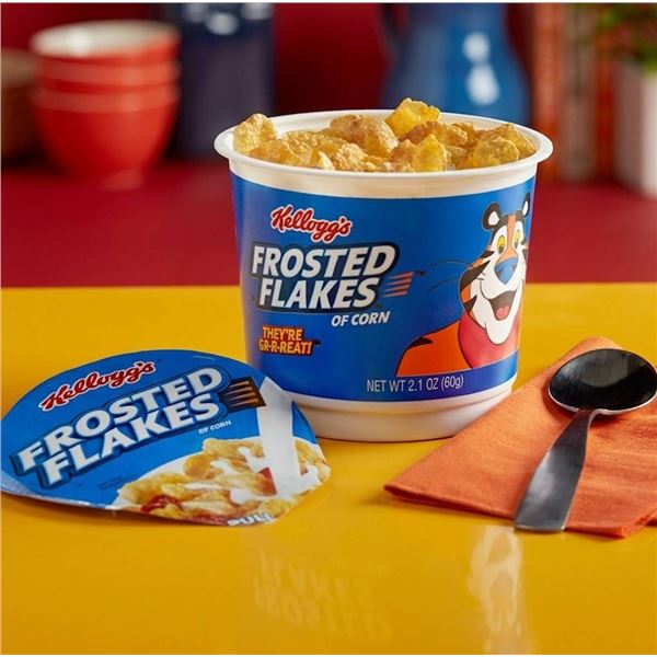 Kellogg's Frosted Flakes 12-Pack 55g Cups