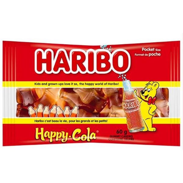Haribo Happy Cola Gummy Candies 2x18x60g