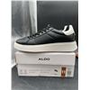 Image 2 : ALDO Men's Black Leather Sneaker Size 11