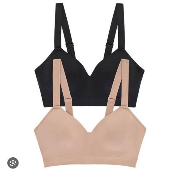 Jones New York Smooth Comfort Bra 2-Pack XL