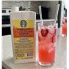 Image 1 : Starbucks Strawberry Acai 8X Concentrate, 2 x 1L