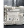 Image 4 : Life Comfort Reversible Cotton Throw 50x64in