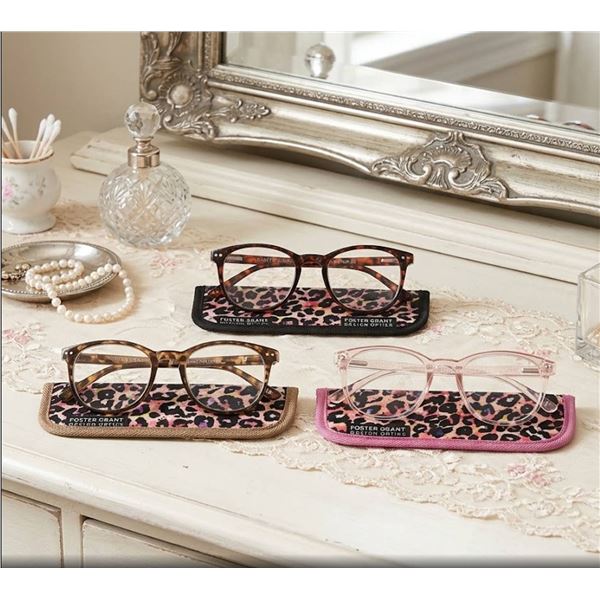 Foster Grant Reading Glasses, 3 Pack +1.75