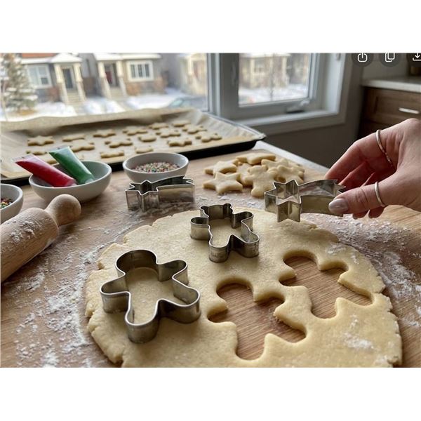Lot of Birkmann Christmas Cookie Cutters - 3 Styles