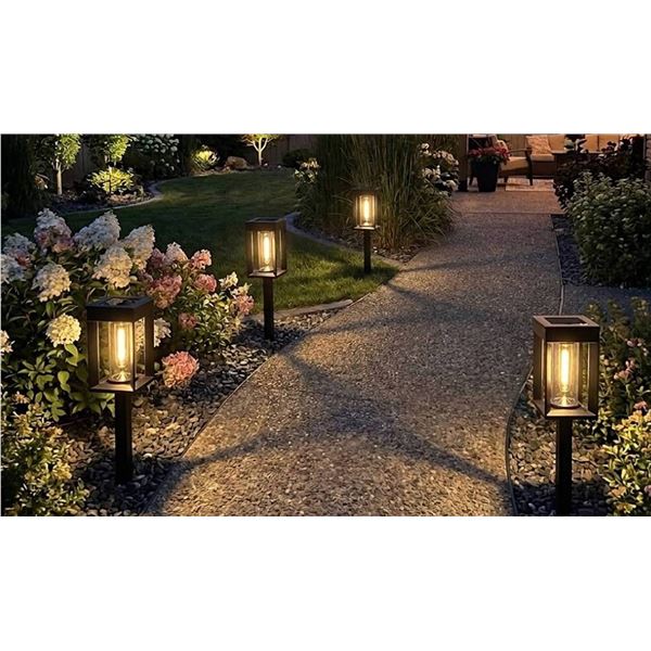 Solar LED Pathway Lights Set of 4