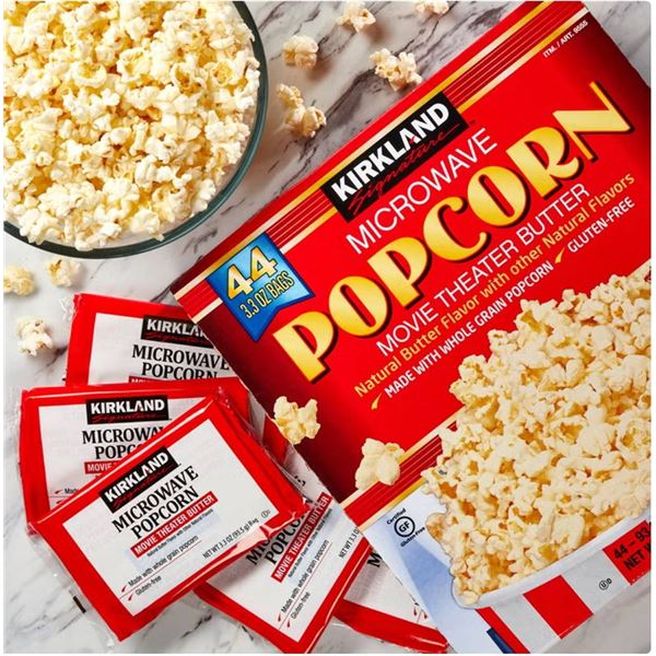 Kirkland Microwave Popcorn, 44 Bags