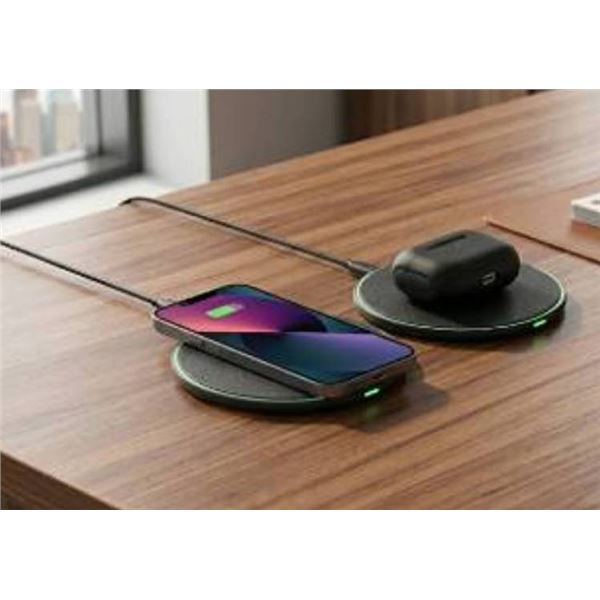 Lot of 2 SENEO Fast Wireless Charger Pads