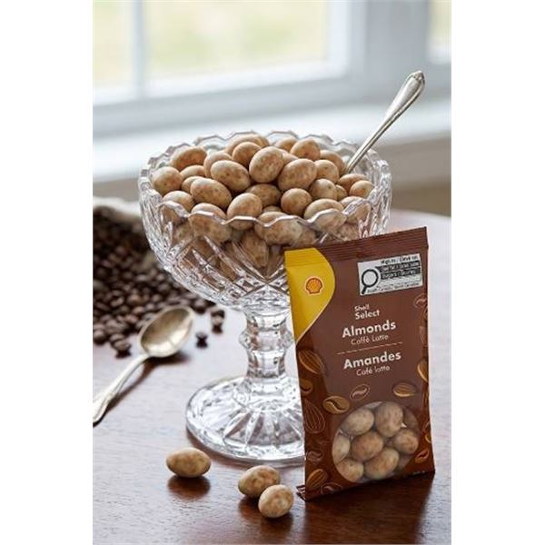 Shell Select Almonds CaffÃ¨ Latte 9 x 60g