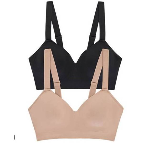Jones New York Smooth Comfort Bra 2-Pack, XL