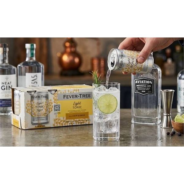 Fever-Tree Light Tonic Water 8-Pack x 150ml