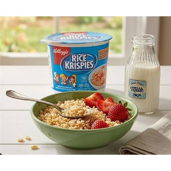 Kellogg's Rice Krispies Cereal Cups, 12x42g