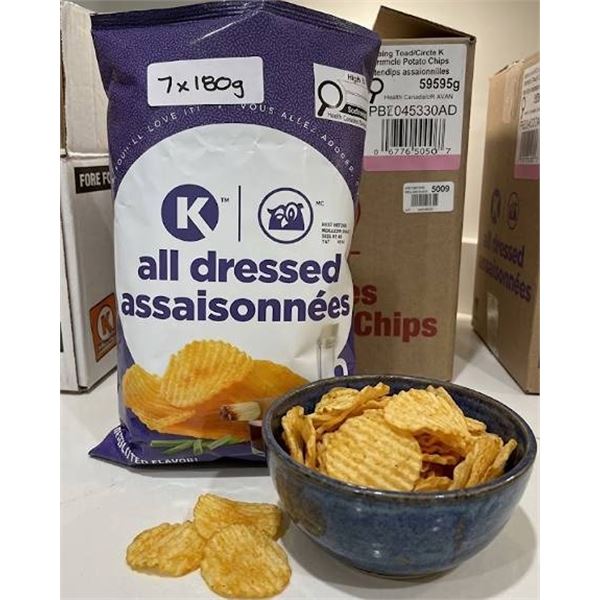 K All Dressed AssaisonnÃ©es Chips, 7 x 180g