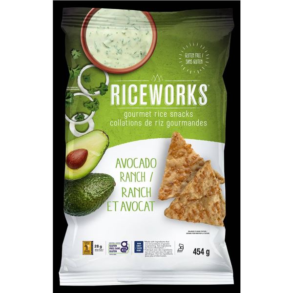 Riceworks Avocado Ranch Gourmet Rice Snacks 12155g