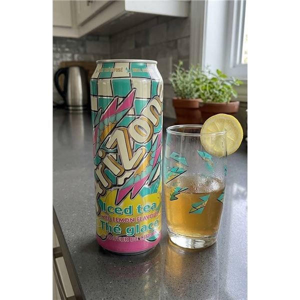Arizona Lemon Iced Tea 680ml Cans, 23 Pack