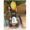 Image 3 : Bear and Beehive Resin Bird Bath