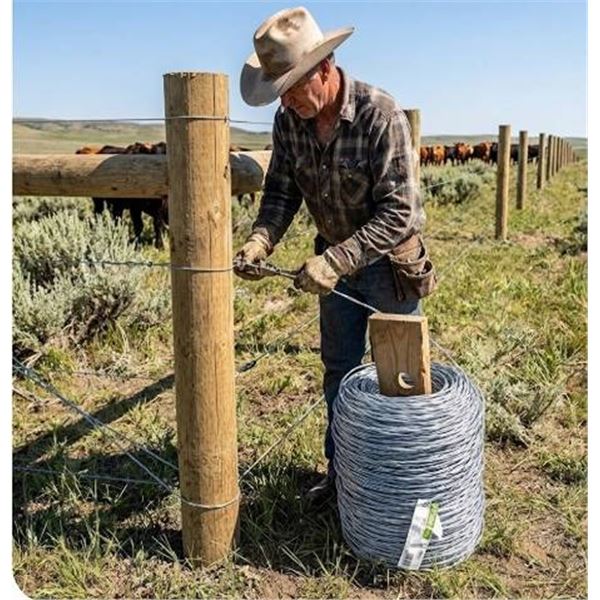 Tree Island Steel ToughStrand Barbless Wire 12.5 GUAGE 1230 FEET