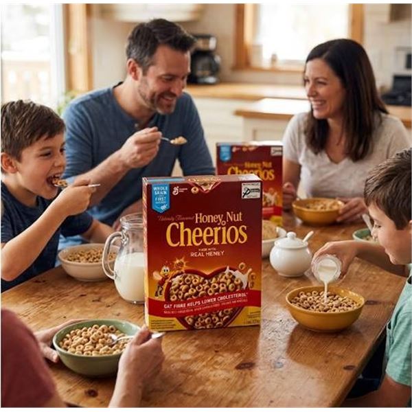 Honey Nut Cheerios Cereal 2 x 1.51 kg