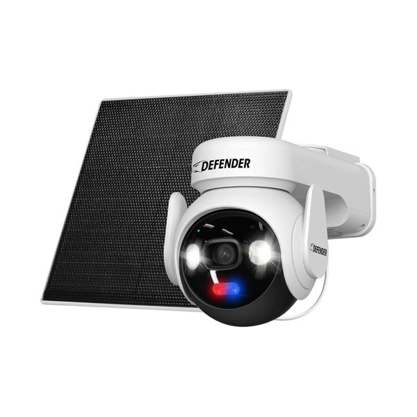 Defender Solar Powered 4K AI Security Camera