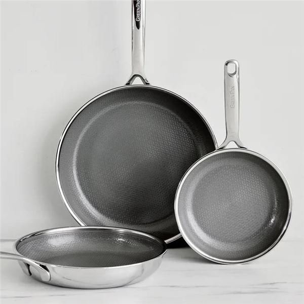 GreenPan Spectra 3-Piece Frypan Set