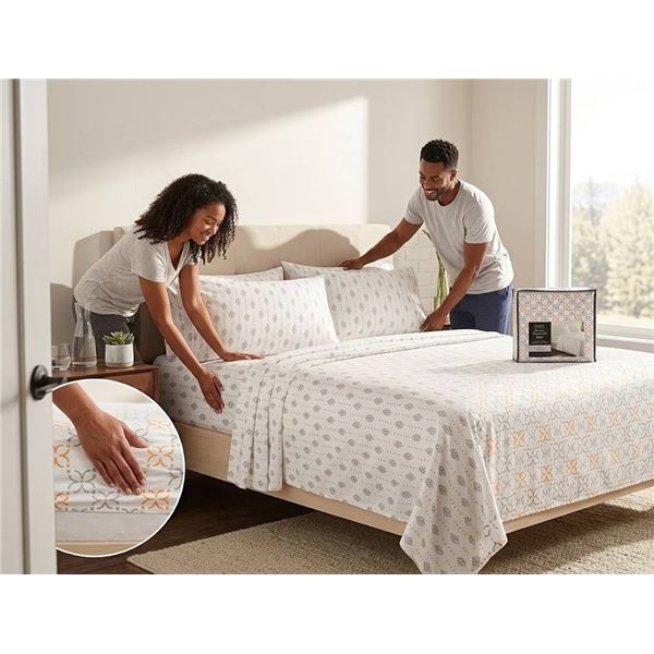 Comfy Bamboo World King 4-Piece Sheet Set