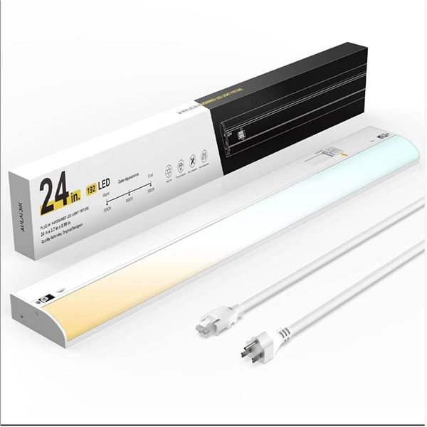 24 Inch 192 LED Plug-In Hardwired Light