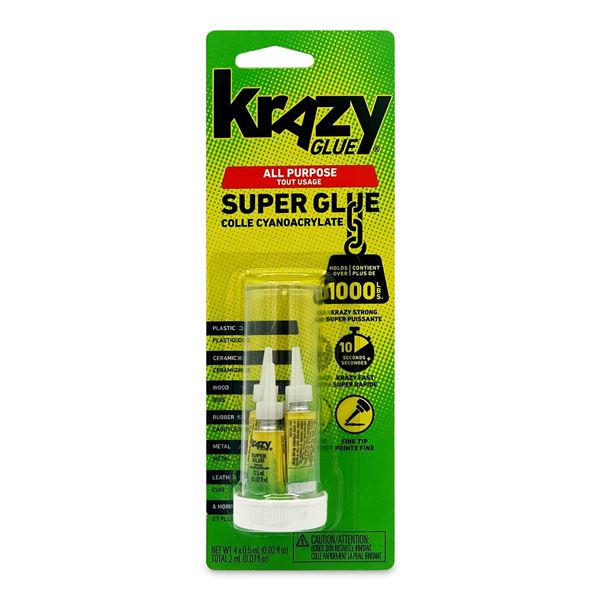 Case of 12 Krazy Glue Super Glue 4Per Pack