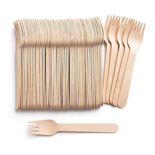 UPGC Paper Wrapped Birch Forks 1000 Count