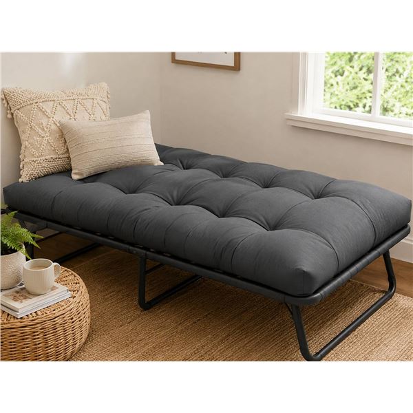 Gray Bed Cot Cushion **Cushion Only**