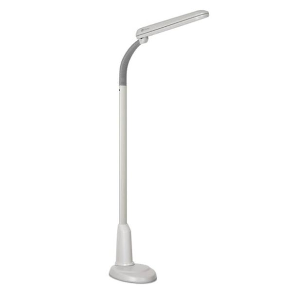 OttLite 24W Classic Floor Lamp, Gray