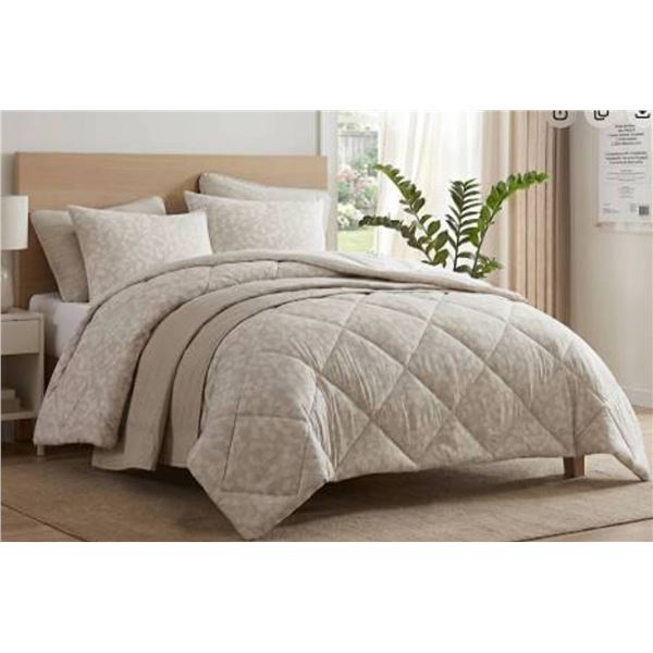 Jennifer Adams Queen Bed in A Bag Comforter Set 6 Piece