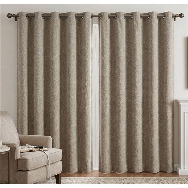 Beautyrest Blackout Curtain Panels, 52x90in, 2pk